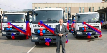 Bayrampaşa’nın temizlik filosuna 3 yeni araç