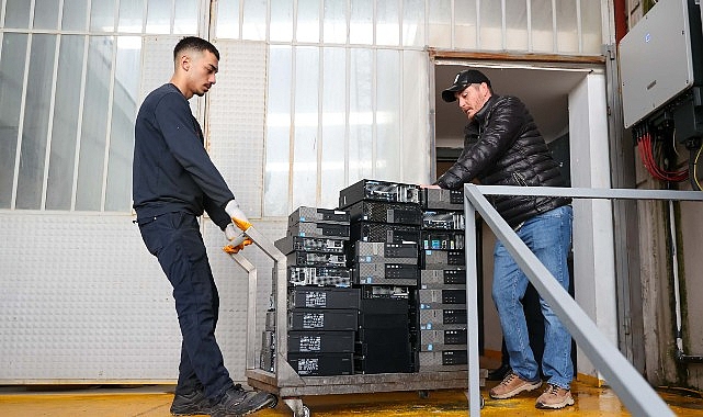 Buca’da atık elektrikli ve elektronik eşyalar geri dönüşüme kazandırılıyor
