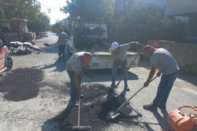 Burhaniye’de Yol, Altyapı ve Aydınlatma Çalışmaları Sürüyor