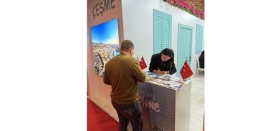 Çeşme standı Uluslararası İstanbul Turizm Fuarı’nda yoğun ilgi gördü