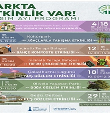 İzmir’de kasım ayı doğayla iç içe geçecek