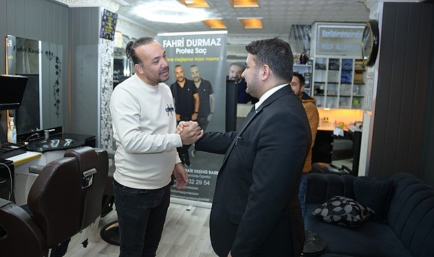 Kahramankazan Belediye Başkanı Selim Çırpanoğlu esnaf ziyaretlerine devam ediyor.