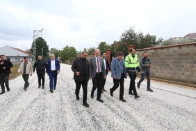 Kurşunlu Mahallesinde 8 Sokakta Sathi Kaplama Yapıldı