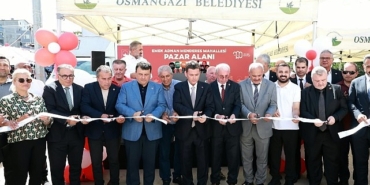 Osmangazi’de Modern Bir Pazar Alanı Daha Hizmete Girdi