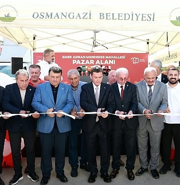 Osmangazi’de Modern Bir Pazar Alanı Daha Hizmete Girdi