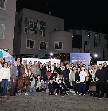 “Şadi Başkan’la Akşam Çayı” buluşması Üçevler Mahallesi’ndeydi