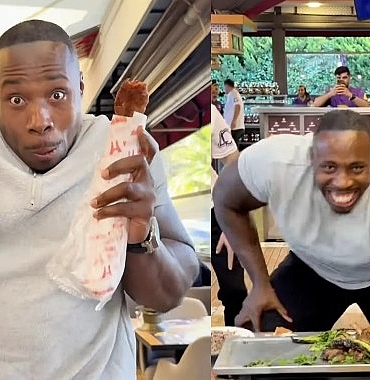 Sosyal medya fenomeni Big Groove İstanbul'da kebap ziyafetiyle dans etti