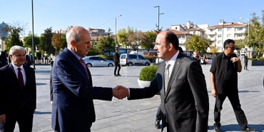 TBMM Başkanı Numan Kurtulmuş, Konya Büyükşehir Belediye Başkanı Uğur İbrahim Altay’ı Ziyaret Etti